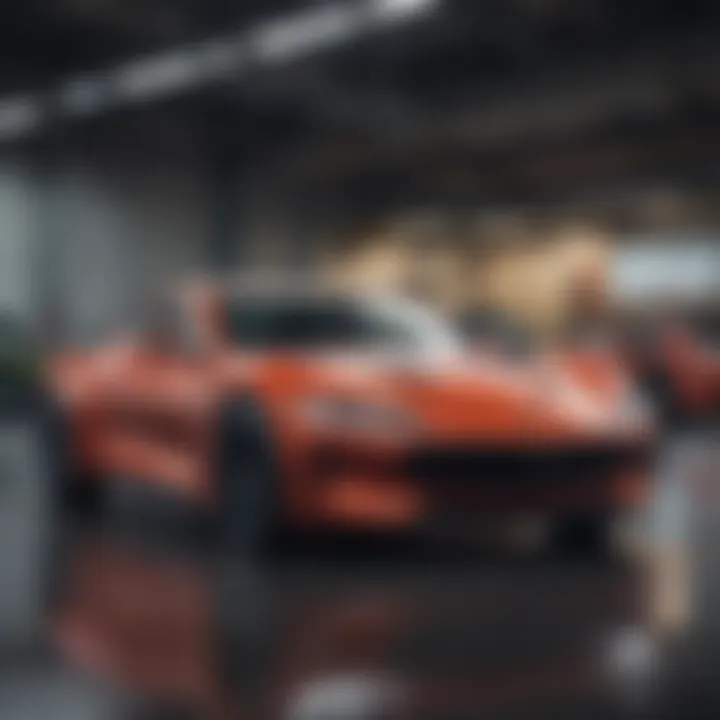 Visual comparison of financing options for used cars