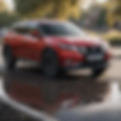 Nissan vehicle with warranty paperwork