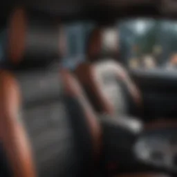 Stylish Nissan Frontier seat covers enhancing interior aesthetics