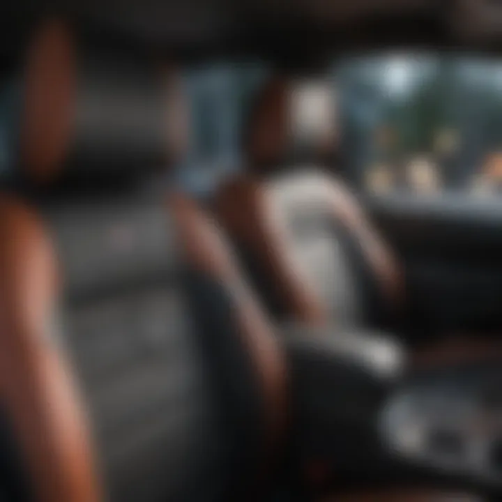 Stylish Nissan Frontier seat covers enhancing interior aesthetics