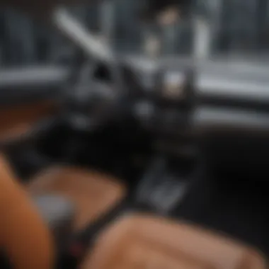 Interior features of the Nissan Kicks, emphasizing its spacious and ergonomic layout.
