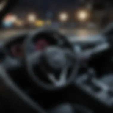 Dashboard view of a used Kia highlighting advanced technology features