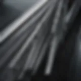 Close-up view of wiper blades on a 2004 Toyota Camry