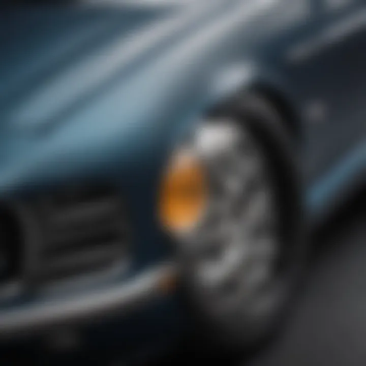 Close-up view of PIAA light covers showcasing intricate design