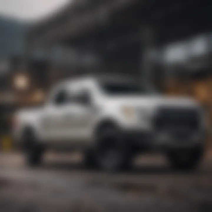 Various types of pickup truck extensions showcased