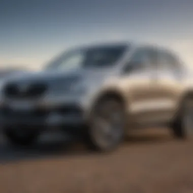 A side view of a popular SUV model with a sleek design.