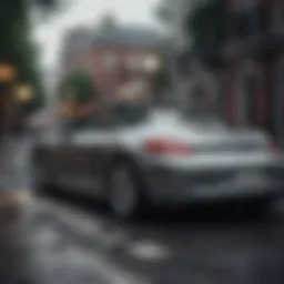 Porsche Boxster exterior showcasing its sleek design