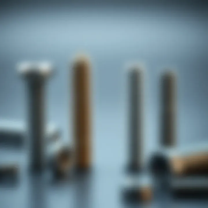 Visual comparison of different screw types
