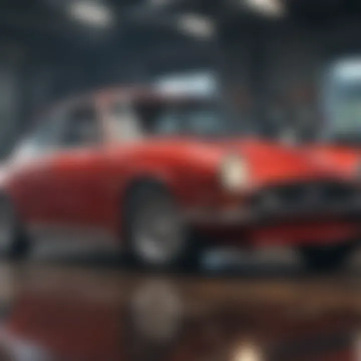 A well-maintained car ready for viewing, showcasing its best features