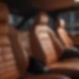 Luxurious leather seating in RAM Longhorn Edition