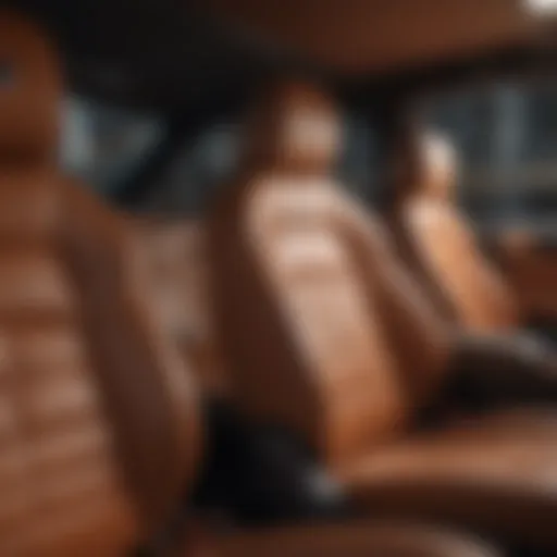 Luxurious leather seating in RAM Longhorn Edition
