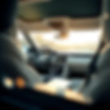 Interior showcasing luxurious amenities of the Range Rover Sport HSE