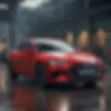 A sleek car representing the essence of Redzone auto leasing