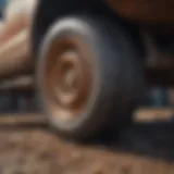 Close-up view of rust damage on a car's undercarriage