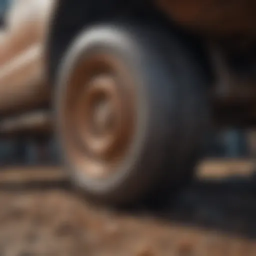 Close-up view of rust damage on a car's undercarriage