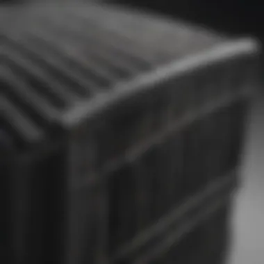 Design and Material of Reusable Auto Air Filters Close-up view of a reusable auto air filter showcasing its design and material.