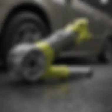 A detailed view of innovative features in Ryobi tools
