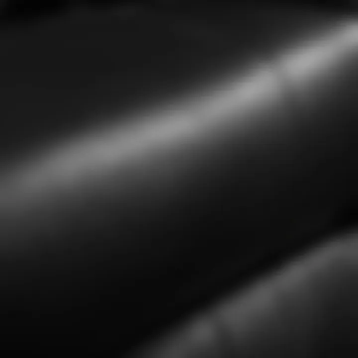 Close-up view of the leather texture in the 2014 Scion TC