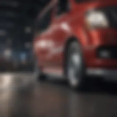 A side view of a reliable commercial vehicle showcasing essential features.