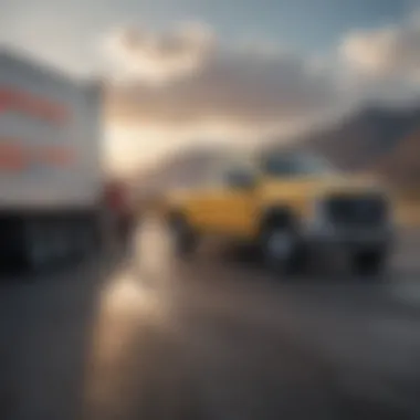 Safety features in a truck designed for towing