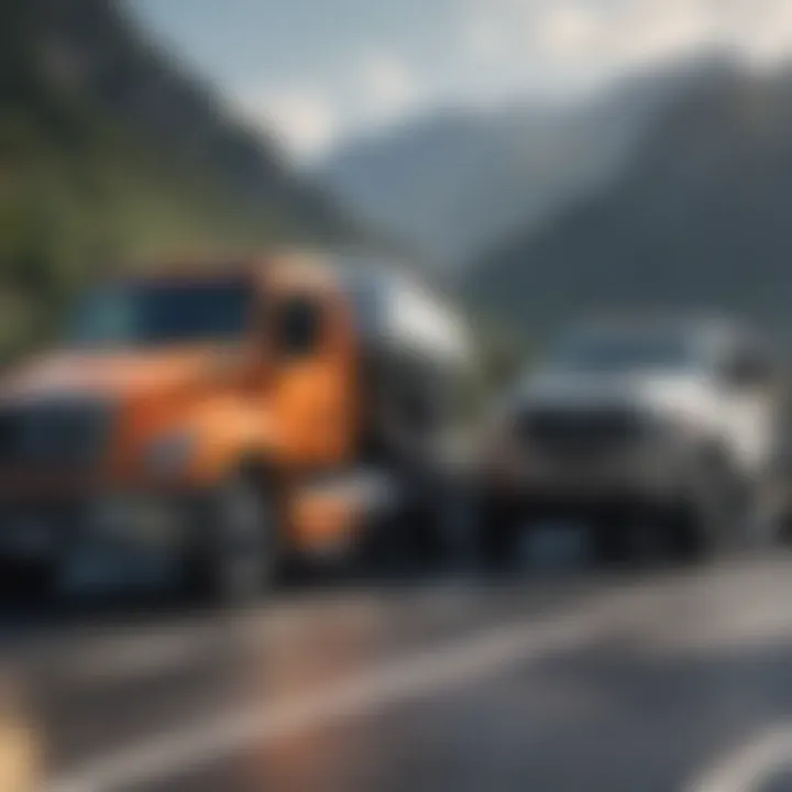 Comparison chart of truck towing capacities