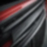 Close-up view of wiper blades on a Chevy Silverado