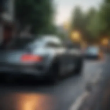 Addressing Buyer Concerns A potential buyer inspecting a vehicle