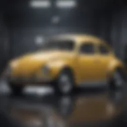 Classic VW Beetle showcasing its iconic design and features
