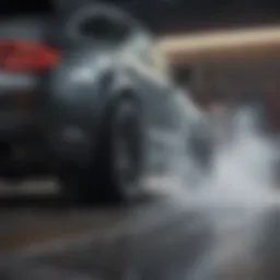 High-performance steam vacuum cleaner designed for automotive use