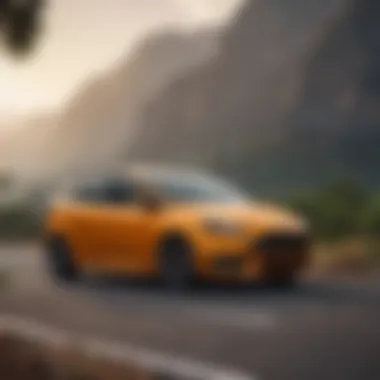 Stylish Design of Steeda Focus ST Steeda Focus ST parked against a scenic backdrop, highlighting its design