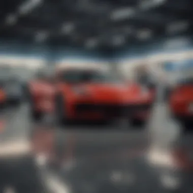 Inside view of Stingray Chevrolet dealership highlighting customer service