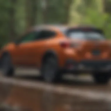 Interior of Subaru Crosstrek Hybrid AWD highlighting modern technology features