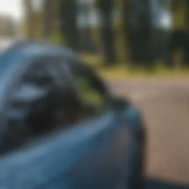 Subaru Crosstrek showcasing wiper blade technology with detailed explanation