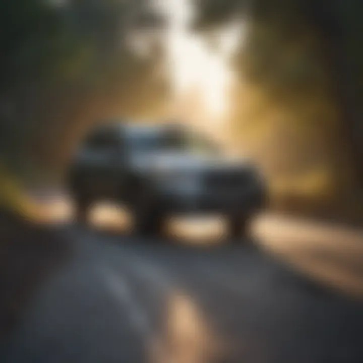 Subaru Outback on a scenic road demonstrating its performance