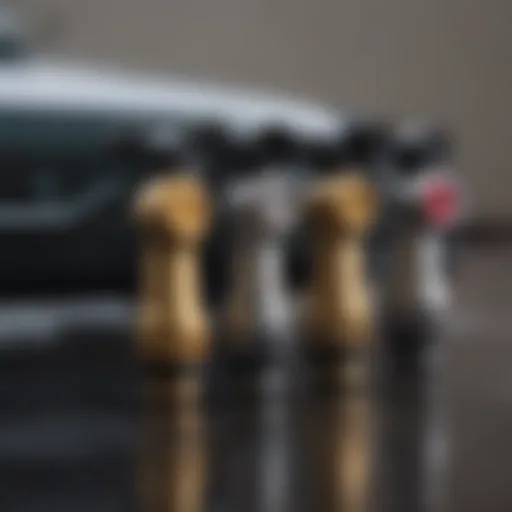 Variety of Sun Joe pressure washer nozzles displayed