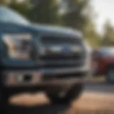 A stylish tailgate grill setup for the Ford F150