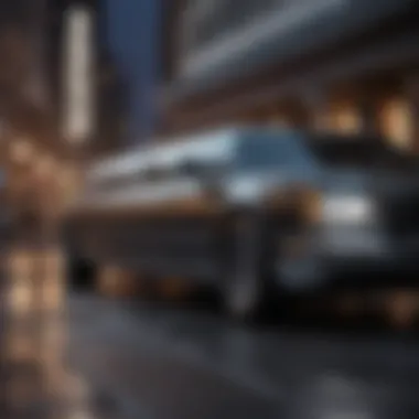 Exterior view of the Beast Limo demonstrating its sleek design