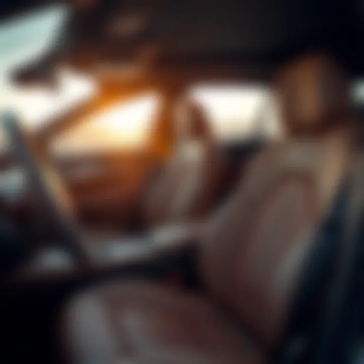 Interior view highlighting advanced technology and comfort