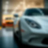 Elegant luxury vehicle showcasing sleek design