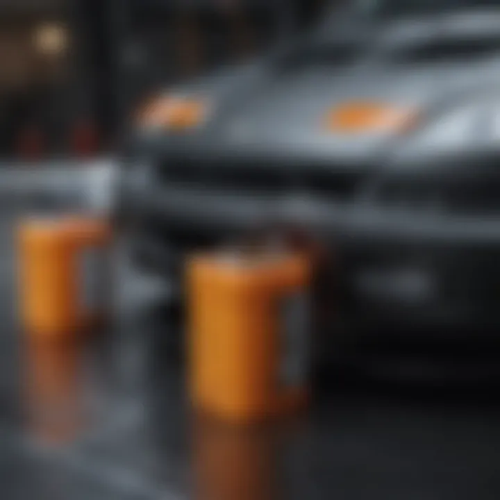Identifying positive and negative car battery terminals