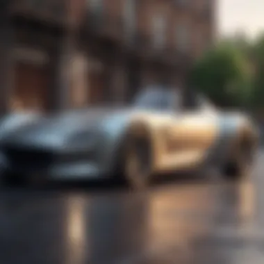Sleek Modern Roadster Design Modern roadster demonstrating advanced aerodynamics and design