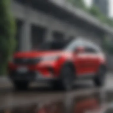 A sleek Chinese SUV showcasing modern design elements