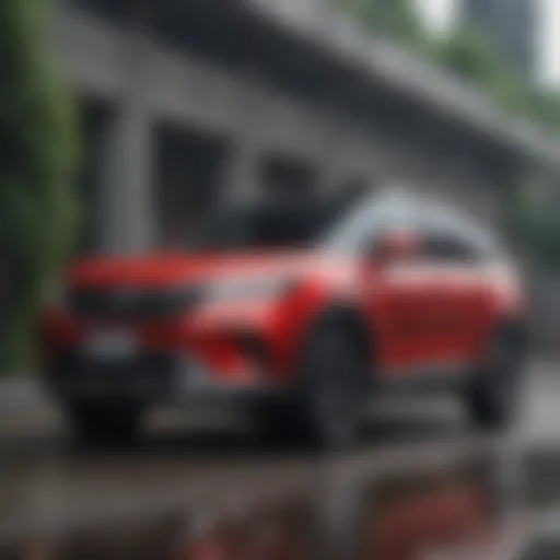 A sleek Chinese SUV showcasing modern design elements