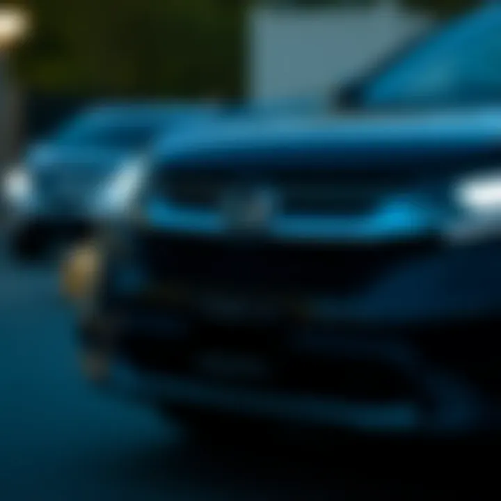 Comparison of different Honda CR-V grille designs over the years