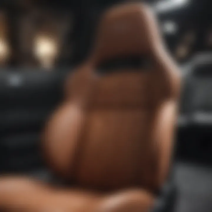 Innovative bucket seat technology highlighting advanced materials