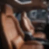 Luxurious seating arrangement in a long-distance vehicle