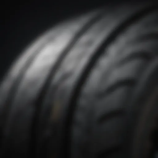 Close-up view of Thunder Track Tires showcasing tread design