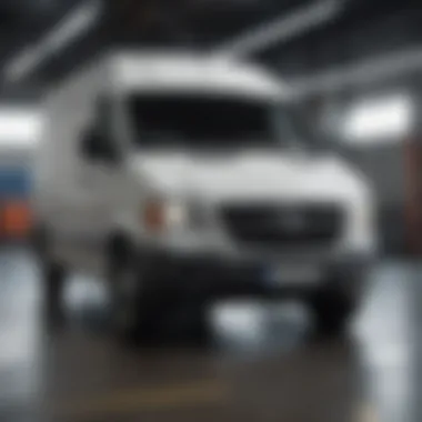 Safety Features in Cargo Vans Safety features highlighted in a cargo van