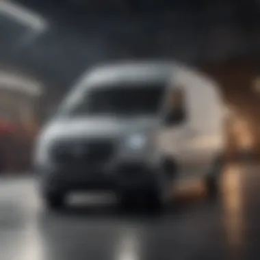 Sleek Cargo Van Design Sleek cargo van showcasing modern design