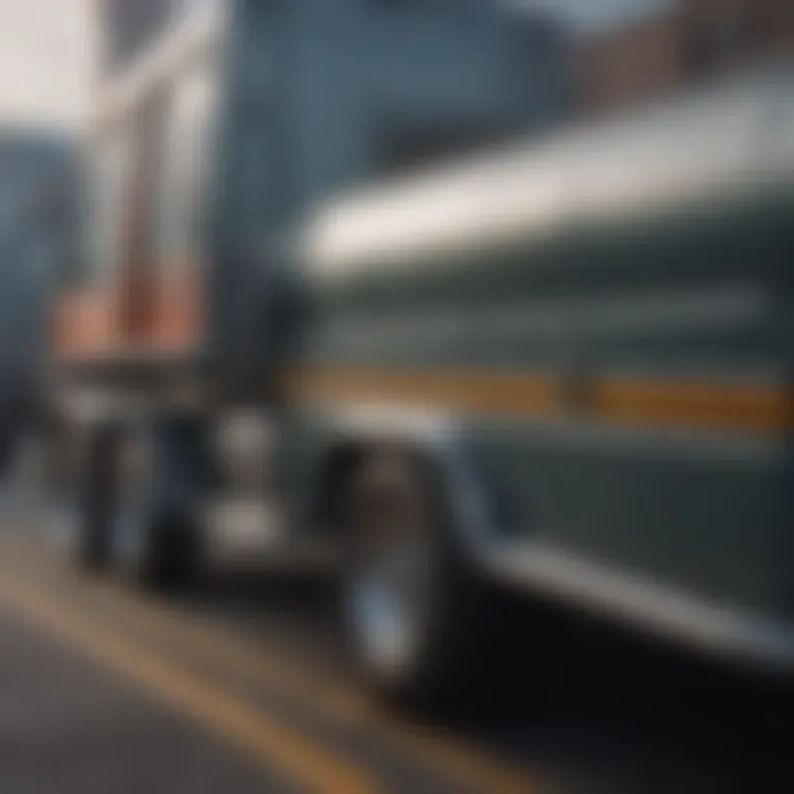 Trucks with gooseneck hitches in various industrial applications